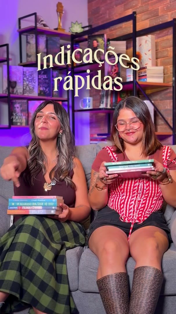 Vídeo para Grupo Editorial Coerência: Vídeo de indicações rápidas de livros, gravado com as apresentadoras.